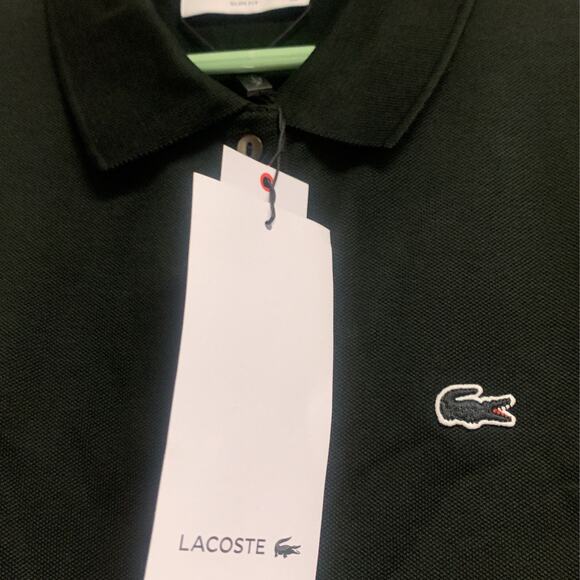 Lacoste Women's 32/0 Classic Short Sleeve Stretch Mini Pique Polo Dress,… - Picture 5 of 7